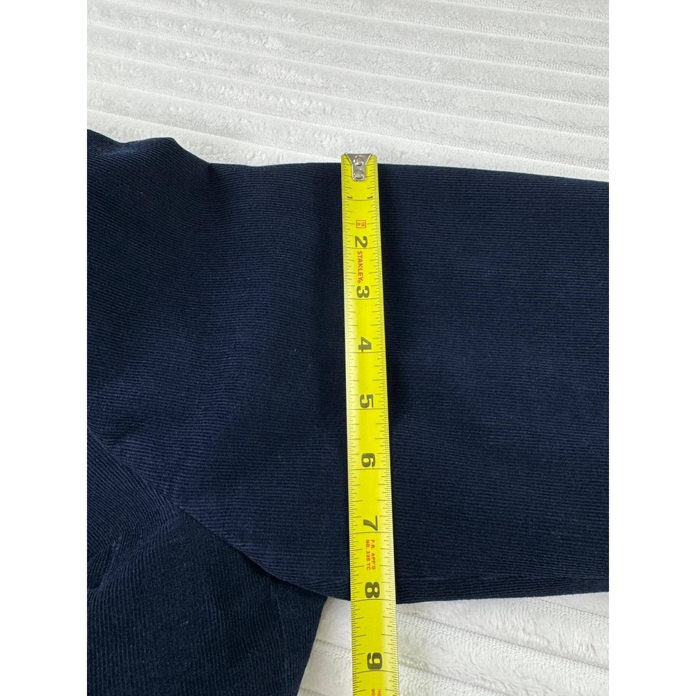Lands End Mens XL Navy Blue Corduroy Blazer Sport Coat - Picture 11 of 15